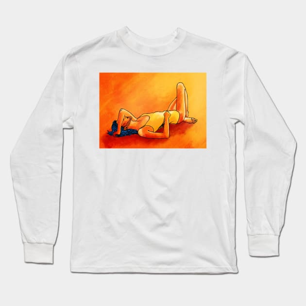 FEEL Long Sleeve T-Shirt by karylnerona